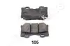 NISSAN колодки гальмівні задн.370Z,Infiniti G37 07- JAPANPARTS PP-105AF (фото 1)