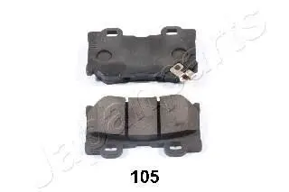NISSAN колодки гальмівні задн.370Z,Infiniti G37 07- JAPANPARTS PP-105AF