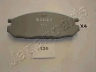 NISSAN гальмівні колодки задні Patrol 2,8/3,2/3,3 88- JAPANPARTS PP-136AF
