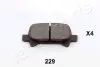 TOYOTA гальмівні колодки задн. Avalon 01- JAPANPARTS PP-229AF (фото 1)