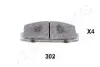 MAZDA гальмівні колодки задн 323,626, RX-7 JAPANPARTS PP-302AF (фото 2)