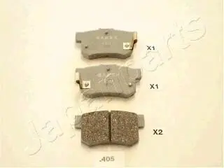 HONDA колодки гальмівні задні Accord,Civic VII,FR-V,Stream 99- JAPANPARTS PP-405AF