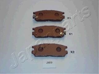 OPEL гальмівні колодки задн. FRONTERA A,B 2 JAPANPARTS PP-999AF