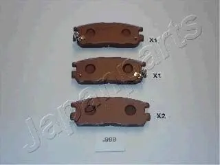 OPEL гальмівні колодки задн. FRONTERA A,B 2 JAPANPARTS PP-999AF