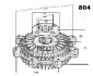 SUZUKI віскомуфта Grand Vitara 2,0-2,5 -03 JAPANPARTS VC-804 (фото 3)