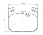 Колодки гальмівні передні BMW 1 F20 (11-), 3 F30 (11-) ver. Brembo JAPKO 500103 (фото 2)