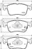 Колодки тормозные передние Ford Focus IV (18 -) JAPKO 500354 (фото 1)