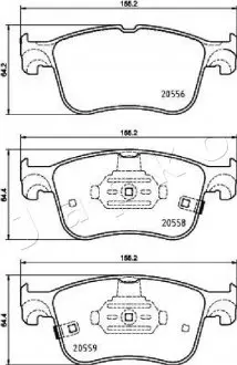 Колодки тормозные передние Ford Focus IV (18 -) JAPKO 500354