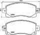 Колодки гальмівні передні Subaru Fofester, Impreza, XV (15-) JAPKO 50713 (фото 1)