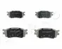 Колодки тормозные передние Hyundai Accent III, i20 / Kia Rio II 1.4-1.6 (05-12) JAPKO 50K12 (фото 1)