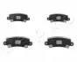 Колодки гальмівні дискові Toyota Corolla 2.0 (03-07), Toyota Corolla 1.4 (04-07) JAPKO 51257 (фото 1)