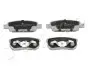 Колодки тормозные дисковые задние Mitsubishi Lancer, Outlander/Jeep Compass, Patriot, Caliber, Avenger (03-) JAPKO 51508 (фото 1)