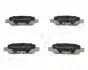Колодки тормозные задние диск. Subaru Forester, Impreza, Legacy (99-15) JAPKO 51702 (фото 1)