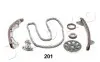 К-кт ланцюга ГРМ (2шест.+напр.+натяжіт.) Toyota Corolla (E11, E12) 1.4, 1.6 (00-07), Avensis 1.6, 1.8 (00-08) JAPKO KJK201 (фото 2)