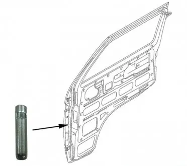 Палец дверной петли Golf/Passat -91 JP GROUP 1187450100