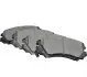 Тормозные колодки пер. Hyundai Tucson 04-10/Kia Sportage 04-(mando) с датчиком JP GROUP 3563600210 (фото 1)