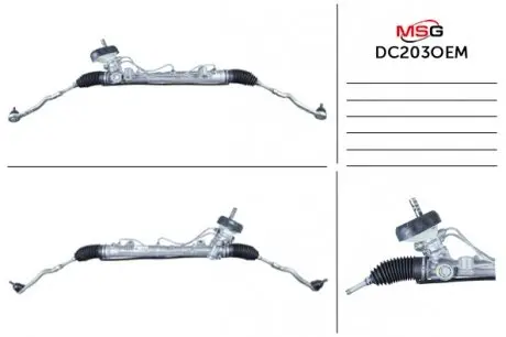 Рульова рейка з ГПК нова DACIA Duster 2010-,RENAULT Duster 2010- JTEKT DC203OEM