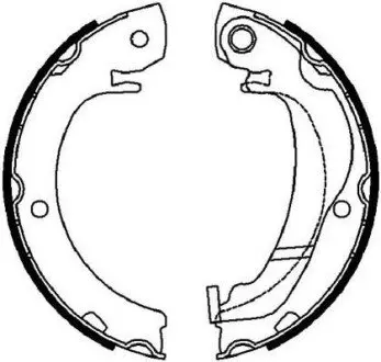 CITROEN щоки гальмівні C1, OPEL Agila, SUZUKI Swift, TOYOTA Yaris Jurid 362636J