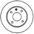 Тормозной диск передний Audi 80/VW Golf, Jetta, Passat, Polo/Seat Cordoba, Ibiza Jurid 561087JC (фото 1)
