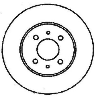 Гальмівний диск передній Alfa Romeo / Fiat / Lancia / Nissan Jurid 561469JC