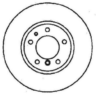 Гальмівний диск передній BMW 5-Series, 7-Series / Rover 800 Jurid 561478JC