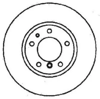 Тормозной диск передний BMW 5-Series, 7-Series/Rover 800 Jurid 561478JC
