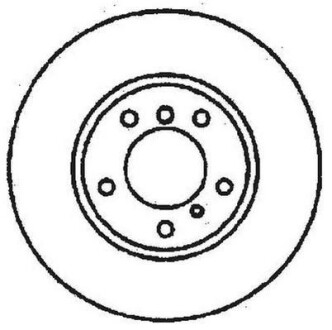 Гальмівний диск передній BMW 5 (E34),7 (E32) Jurid 561479JC