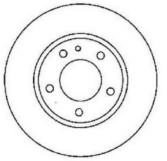 Тормозной диск передний Opel Combo / Fiat Doblo / Lancia Thema / Alfa Romeo 146 - 147 Jurid 561520JC