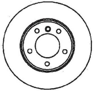 Гальмівний диск передній BMW 3-Series, Z3, Z4 / Alpina Roadster S Jurid 561551JC