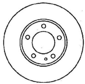 Гальмівний диск задній BMW 3-Series / Hyundai Veloster Jurid 561552JC