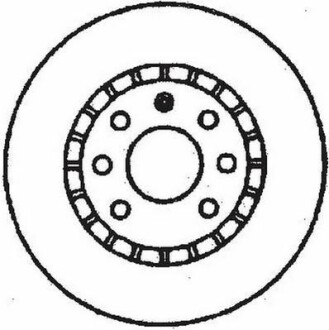 Тормозной диск передний Opel Omega A, B, Senator B/Vauxhall Jurid 561730JC