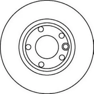 Гальмівний диск передній VW Transporter IV / Fiat Palio (1990->) Jurid 561857JC