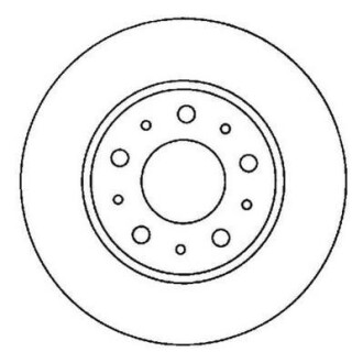 Тормозной диск передний Volvo 850, 940, C70, S70, S90, V70, V90, XC70 (1996->) Jurid 561866JC