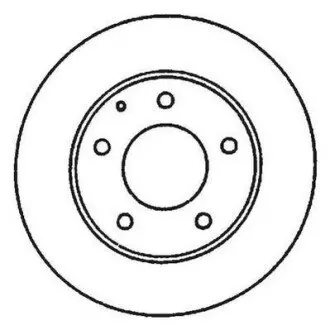 Гальмівний диск перед. OPEL Omega B 2,0i 93-00 Jurid 561869JC
