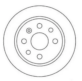 Гальмівний диск задній OPEL VECTRA B Jurid 561961JC