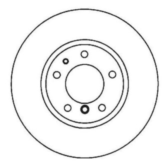 Гальмівний диск задній Mercedes C-Class, E-Class, CLK Jurid 561963JC