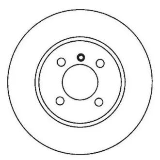 Тормозной диск передний VW Polo/Lupo/Seat Arosa Jurid 561981JC