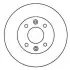 Тормозной диск передний Renault Clio, Kangoo, Megane, Twingo / Nissan KubiStar / Dacia / Dodge Jurid 561997JC (фото 1)