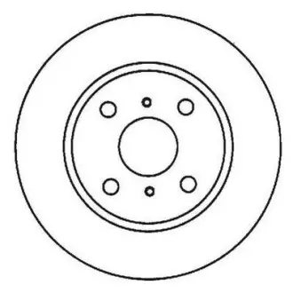 Гальмівний диск задній BMW 3 Compact (E36) Jurid 562007JC