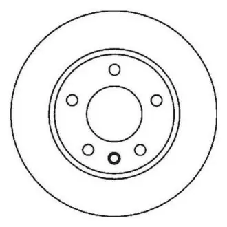 Гальмівний диск передній Audi A1, A3 / VW Golf, Polo, Bora, New Beetle Jurid 562041JC