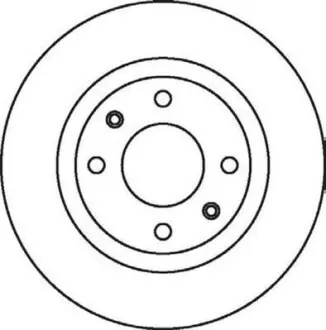 Гальмівний диск передній Peugeot 301, Partner / Citroen Berlingo, C2, C3, C4 Jurid 562044JC