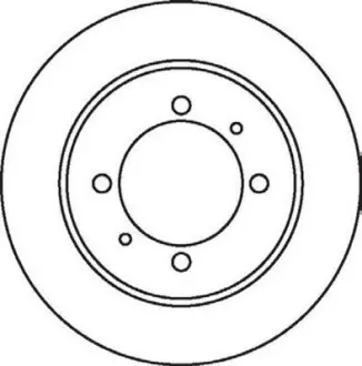 Гальмівний диск задній Mitsubishi Carisma, SpaceStar / Volvo S40, V40 Jurid 562059JC