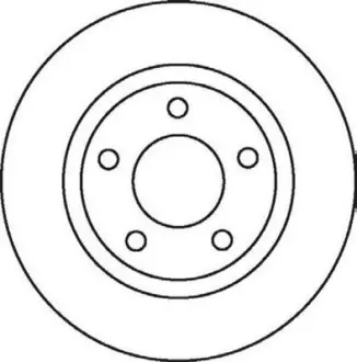 Гальмівний диск передній VW Passat / Audi A4, A8 / Seat Exeo Jurid 562060JC
