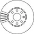 Тормозной диск передний Opel Astra G / Chevrolet Astra, Corsa Jurid 562069JC (фото 1)