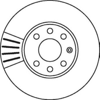 Тормозной диск передний Opel Astra G / Chevrolet Astra, Corsa Jurid 562069JC