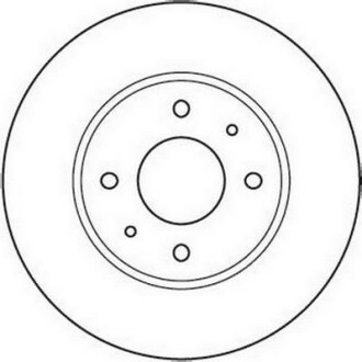 Гальмівний диск передній Mitsubishi Carisma / Volvo S40, V40 Jurid 562088JC