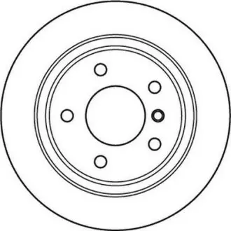 Гальмівний диск задній BMW 3-Series Jurid 562094JC