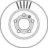 Тормозной диск задний Audi A3, TT/VW Bora, Golf IV, New Beetle/Seat Leon, Toledo II/Skoda Oct Jurid 562133JC (фото 1)