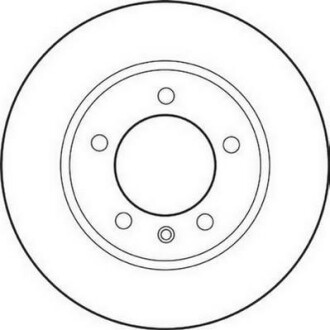 Гальмівний диск задній Renault Master / Opel Movano / Nissan InterStar / Saab 9-3 Jurid 562164JC