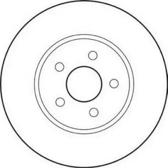 Гальмівний диск передній Ford Mondeo / Jaguar X-type Jurid 562180JC